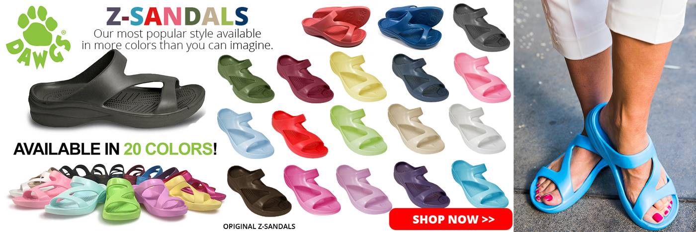 DAWGS™ Official Site | Z Sandals, Flip Flops, Slides, Boots, Clogs
