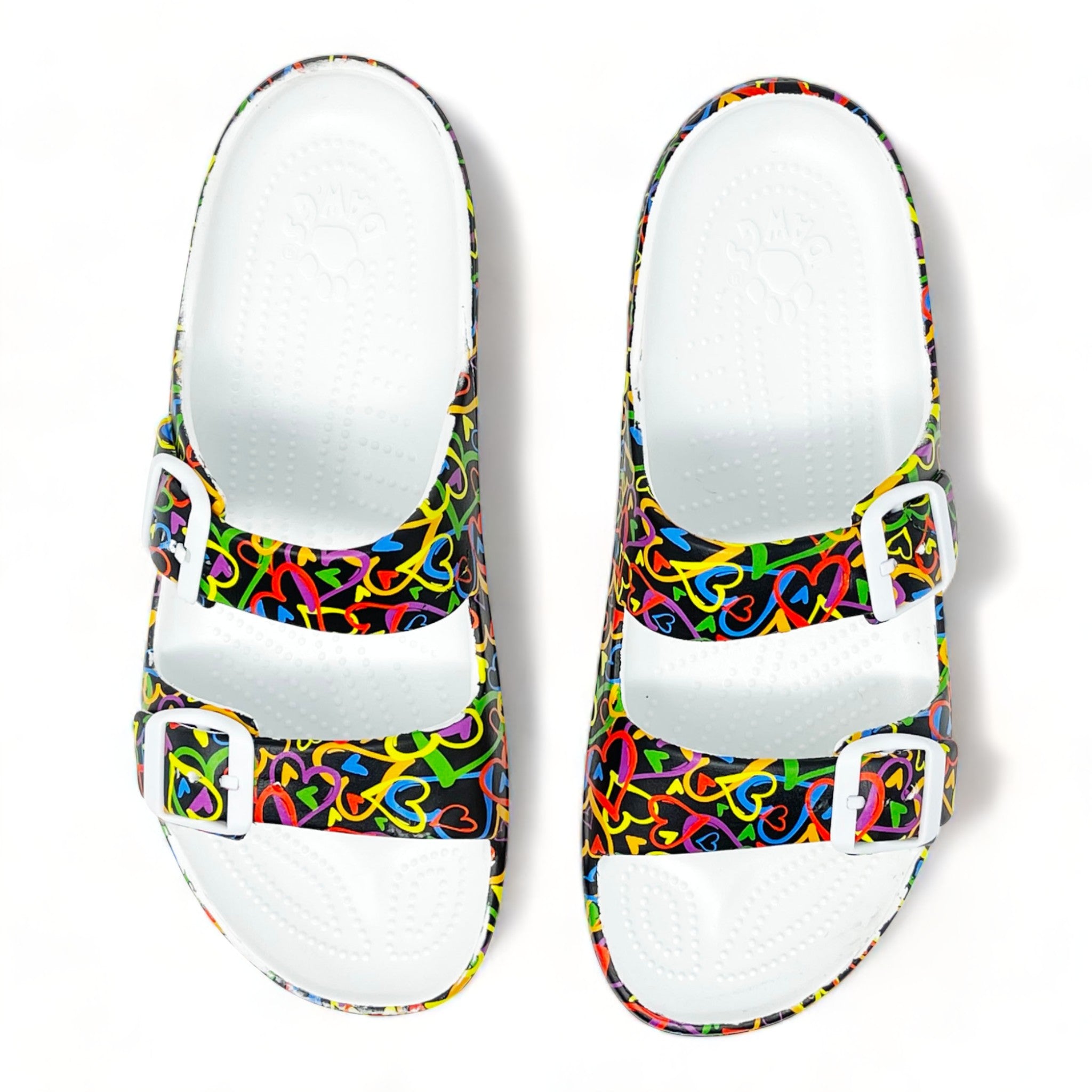 Women's PAW Print Adjustable 2-Strap Sandals - Luv Generation