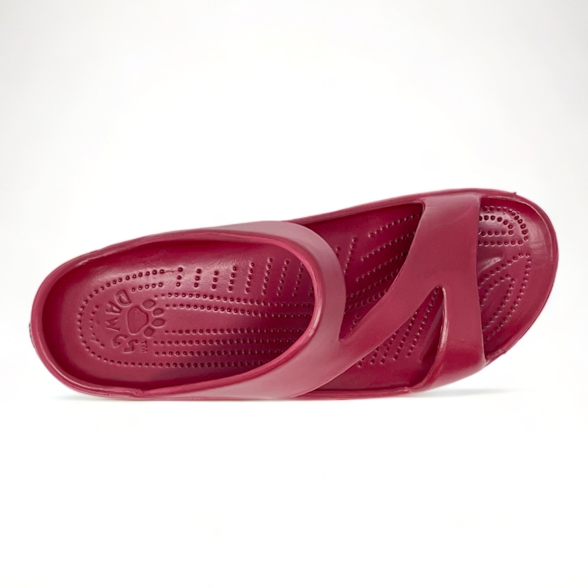 Nike store sandals burgundy