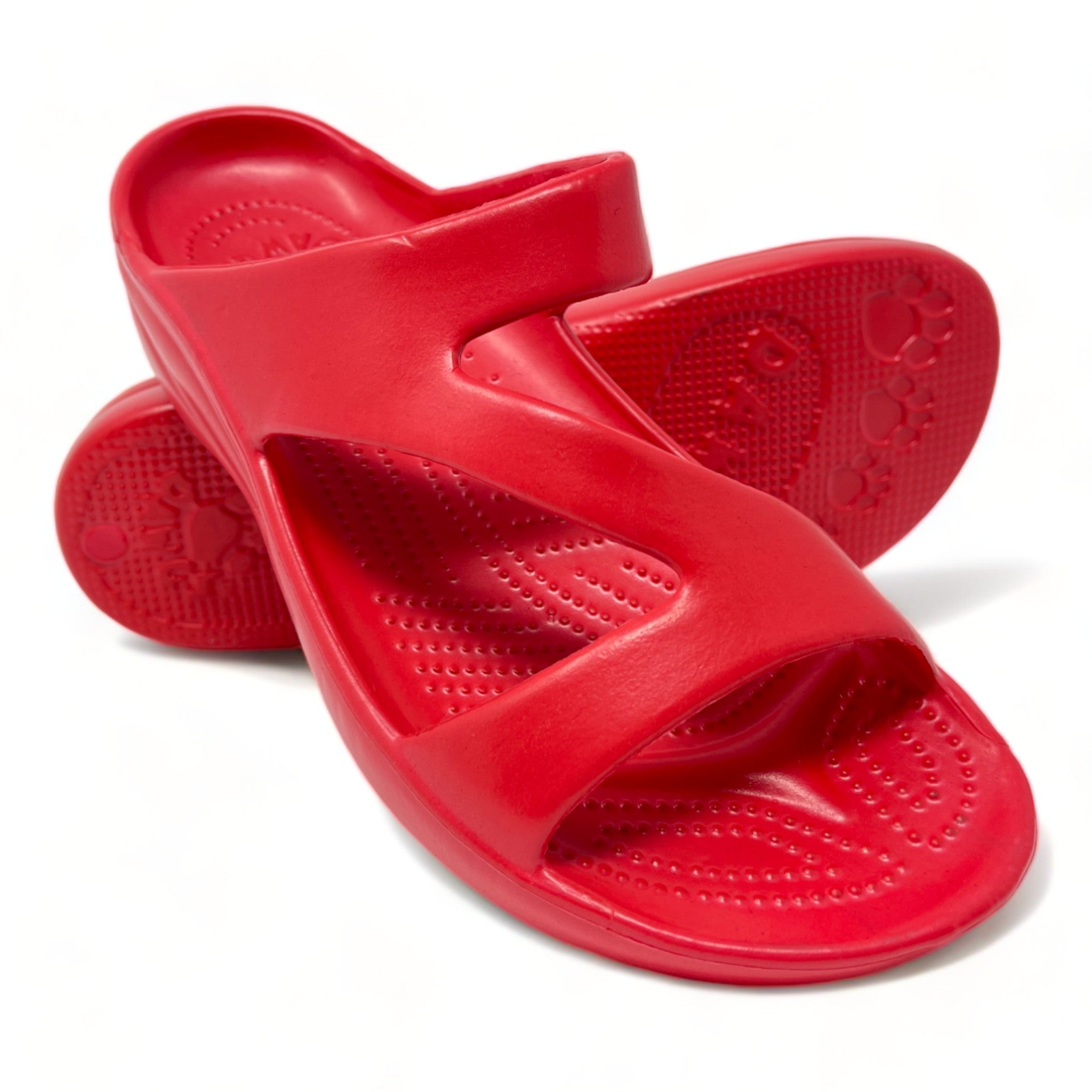 Ladies red shops sandals size 7