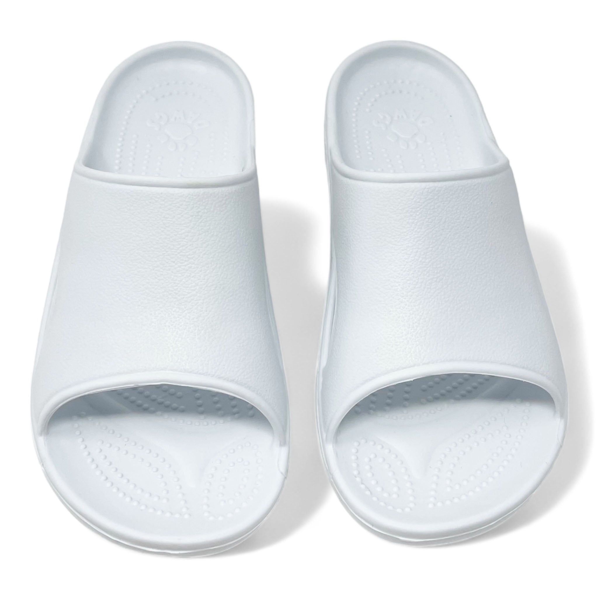 Women's Slides - White