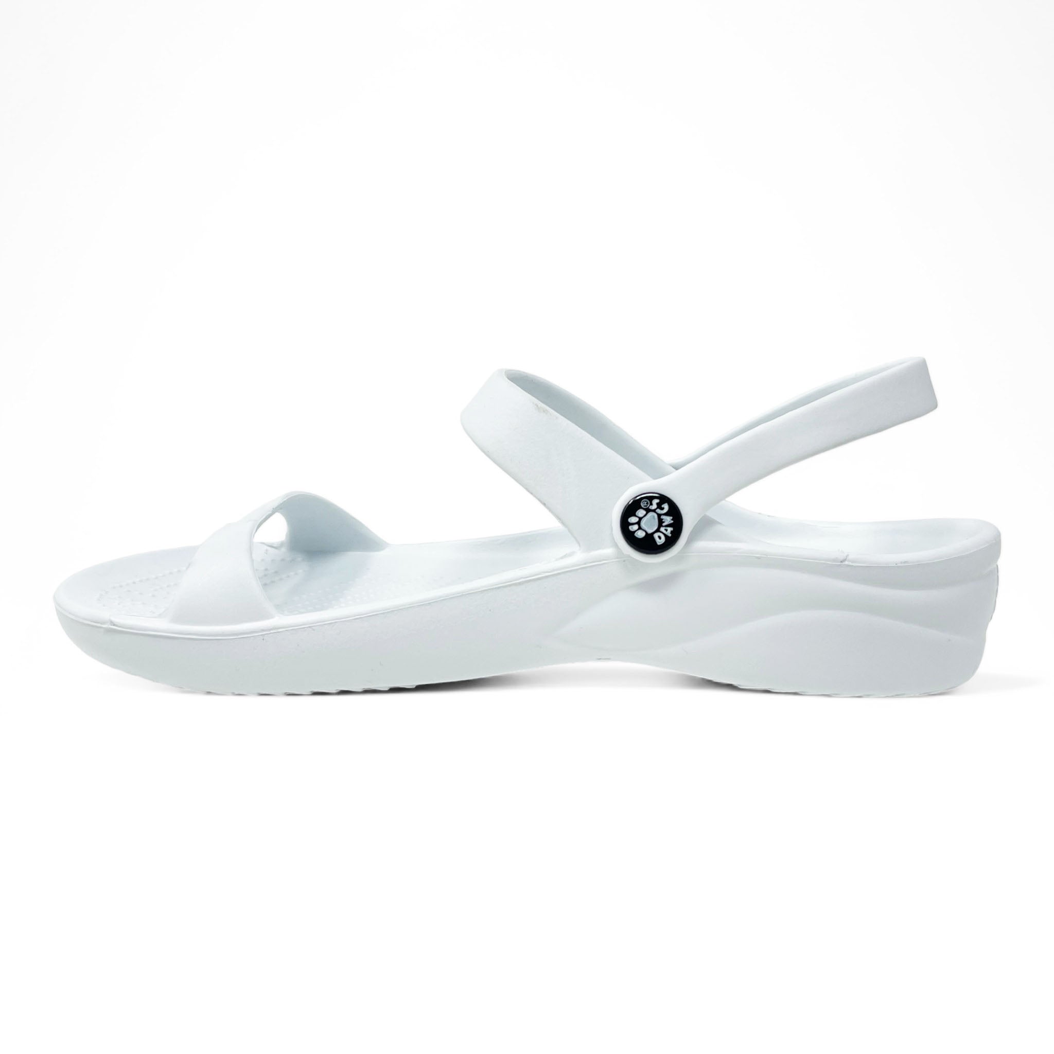 Women's 3-Strap Sandals - White