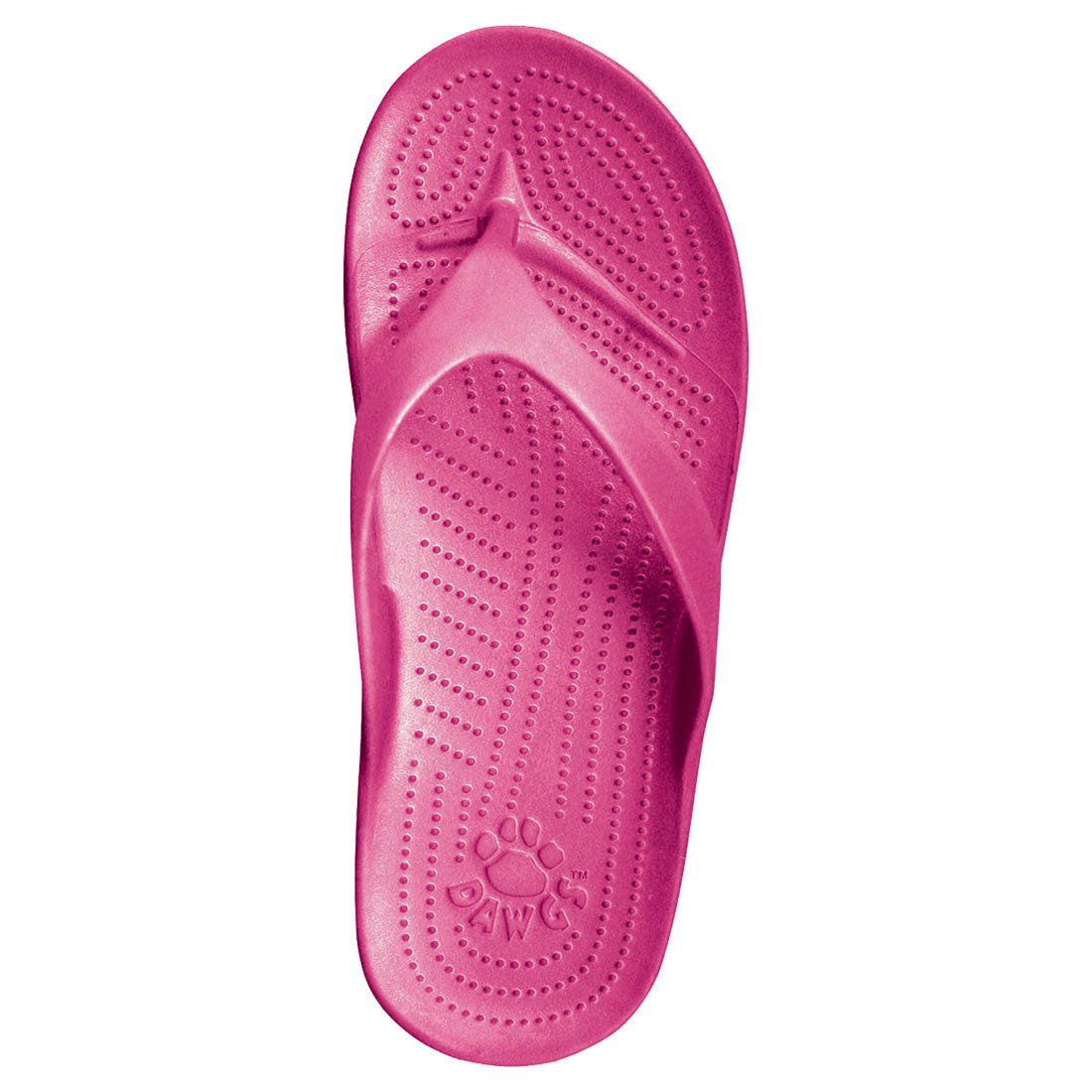 Dawgs Women's Flip Flops - Hot Pink